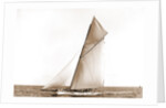 Columbia setting spinnaker boom, Oct. 3, 1899 by Anonymous