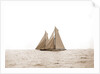 Shamrock I and Columbia, the start, Columbia (Sloop), Shamrock I (Yacht) by Anonymous