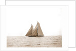 Shamrock I and Columbia, the start, Columbia (Sloop), Shamrock I (Yacht) by Anonymous