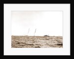 Columbia and Shamrock I coming for the line, Columbia (Sloop), Shamrock I (Yacht) by Anonymous