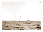 Columbia and Shamrock I coming for the line, Columbia (Sloop), Shamrock I (Yacht) by Anonymous