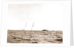 Columbia and Shamrock I coming for the line, Columbia (Sloop), Shamrock I (Yacht) by Anonymous
