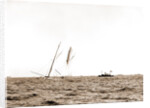 Columbia driving by the Shamrock I, Columbia (Sloop), Shamrock I (Yacht) by Anonymous