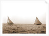 Shamrock I and Columbia two minutes after start, Columbia (Sloop), Shamrock I (Yacht) by Anonymous