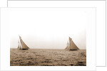 Shamrock I and Columbia two minutes after start, Columbia (Sloop), Shamrock I (Yacht) by Anonymous