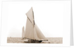 Columbia and Shamrock I maneuvering before the start, Columbia (Sloop), Shamrock I (Yacht) by Anonymous