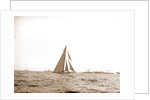 Columbia at the finish, Columbia (Sloop), 1899 by Anonymous