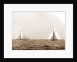 Columbia and Shamrock I, the start, Columbia (Sloop), Shamrock I (Yacht) by Anonymous