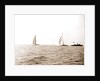 Columbia and Shamrock I after the start, Oct. 19, '99, Shamrock I (Yacht) by Anonymous