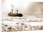 Car ferry turning in ice, Detroit River by Anonymous
