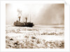 Car ferry turning in ice, Detroit River by Anonymous