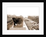 Str. Harvard in the slip, Detroit, Harvard (Freighter), 1900 by Anonymous