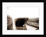Str. Harvard in the slip, Detroit, Harvard (Freighter), 1900 by Anonymous