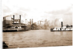 Steamboats along the levee, New Orleans by Anonymous