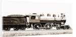 Railroad locomotive and coal car, Chicago and Alton Railroad by Anonymous