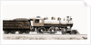 Railroad locomotive and coal car, Chicago and Alton Railroad by Anonymous