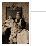 W.H. Jackson family, W.H. Jackson's grandchildren with nurse by Anonymous