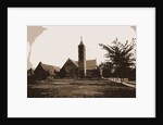 Church with tall tower, possibly in Detroit by Anonymous