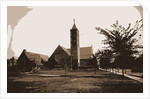 Church with tall tower, possibly in Detroit by Anonymous