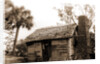 Old cabin at Turkey Creek, Log cabins by Anonymous