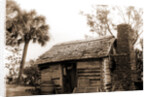 Old cabin at Turkey Creek, Log cabins by Anonymous
