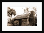 Old cabin at Turkey Creek, Log cabins by Anonymous