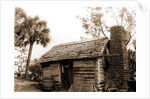 Old cabin at Turkey Creek, Log cabins by Anonymous