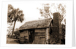 Old cabin at Turkey Creek, Log cabins by Anonymous