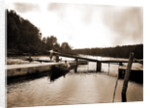 Dam and lock, Saranac River by Anonymous