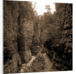 Column Rocks from below, Ausable Chasm by Anonymous