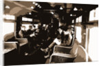 Buffet library car on a deluxe overland limited train, Railroad dining cars by Anonymous