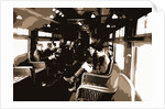 Buffet library car on a deluxe overland limited train, Railroad dining cars by Anonymous