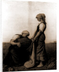 The potato harvest by Jules Breton