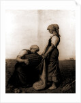 The potato harvest by Jules Breton