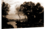 Just before sunrise by Jean-Baptiste-Camille Corot