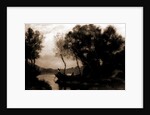Just before sunrise by Jean-Baptiste-Camille Corot