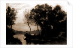 Just before sunrise by Jean-Baptiste-Camille Corot