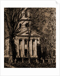 Church in autumn by Anonymous