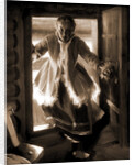 In the loft door by Anders Zorn