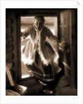 In the loft door by Anders Zorn