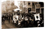 Mardi Gras day, Rex passing up Camp Street, New Orleans by Anonymous