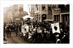 Mardi Gras day, Rex passing up Camp Street, New Orleans by Anonymous