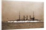 Battleship, probably American by Anonymous