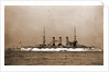 Battleship, probably American by Anonymous