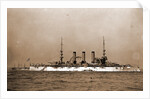 Battleship, probably American by Anonymous