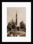 Tower from the lake, Water Works Park by Anonymous