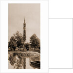 Tower from the lake, Water Works Park by Anonymous