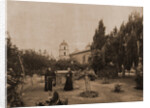 Mission of Santa Barbara, the cemetery by Anonymous