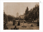 Mission of Santa Barbara, the cemetery by Anonymous