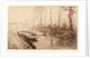 The Canal, Morning Light (Le Canal, effet du matin) by Alphonse Legros